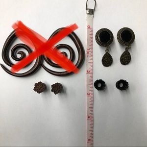 0g Wood Plug/Gauges Lot